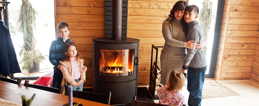 Morso Cast Iron Fireplace Insert Installation in Post Falls, Idaho