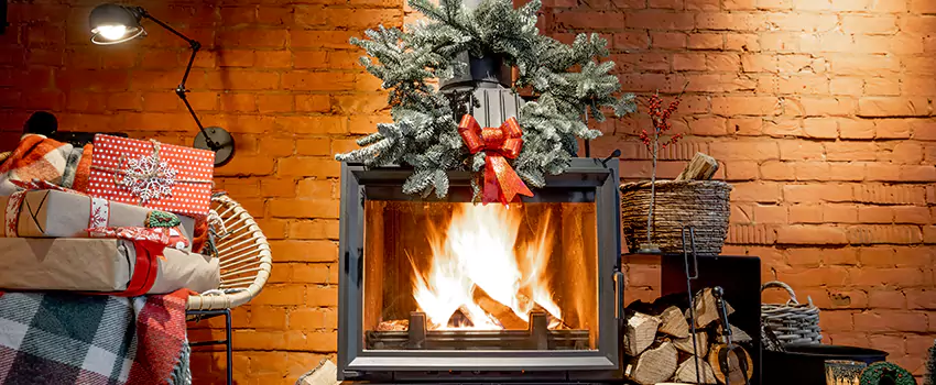 Travis Industries Linear Gas Fireplace Installation in Post Falls, Idaho