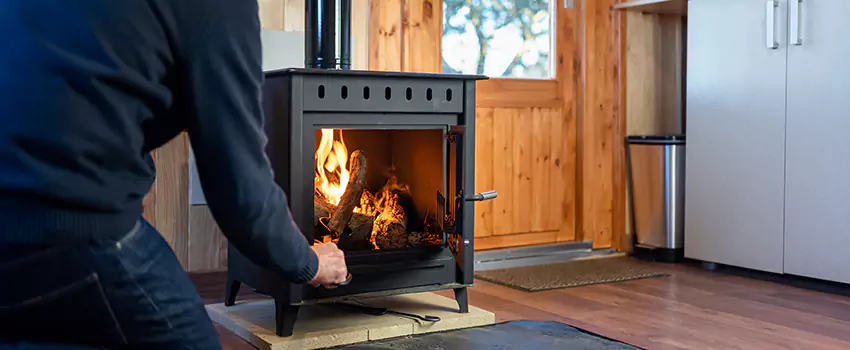 Open Hearth Wood Fireplace Installation in Post Falls, ID