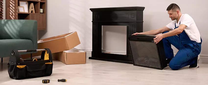 Old Rusted Metal Fireplace Repair And Replacement in Post Falls, ID